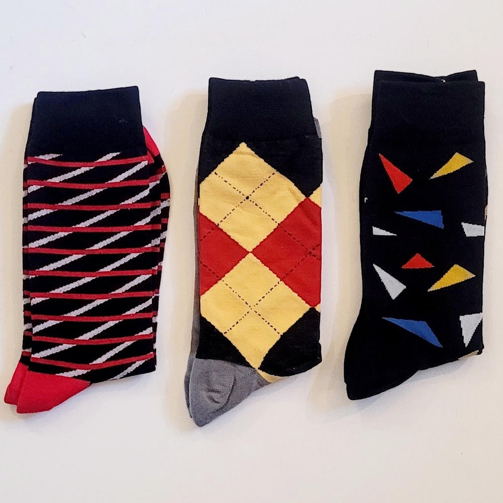 NEW Stylish Patterned Socks Set - Picture 3 of 5